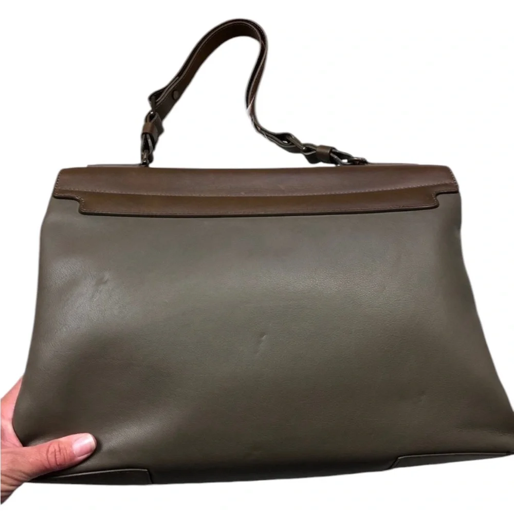 Lanvin | NWT Vintage Deadstock Miss Sartorial Calfskin Bag Taupe/Brown